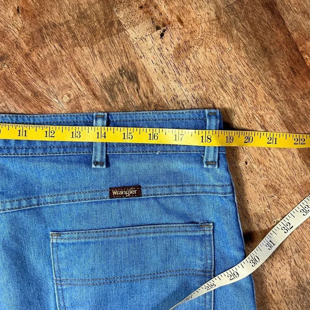 Vintage Wrangler Ankle Pants Mens 38x21 Thrashed Patina Straight High‎ Rise